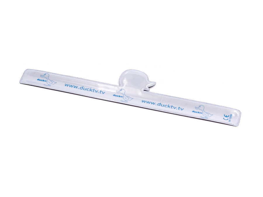 Reflexný pásik na ruku s potlačou - sieťotlač;Reflexní pásek na ruku s potiskem - sítotisk