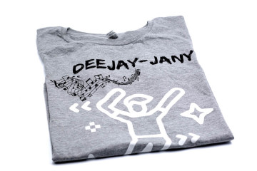 Tričko s potlačou - sieťotlač;Tričko s potiskem - sítotisk