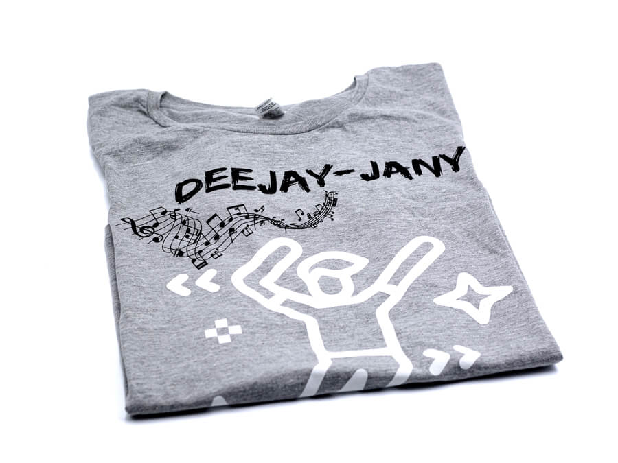 Tričko s potlačou - sieťotlač;Tričko s potiskem - sítotisk