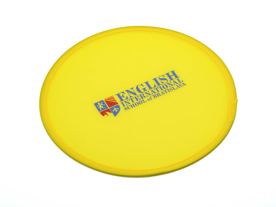 Textilný lietajúci tanier s potlačou - trasfér;Textilní létající talíř s potiskem - trasfér