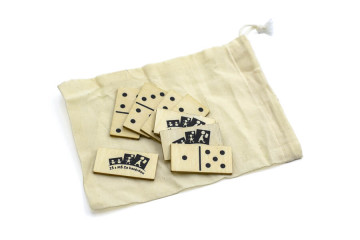 Domino s potlačou - sieťotlač;Domino s potiskem - sítotisk