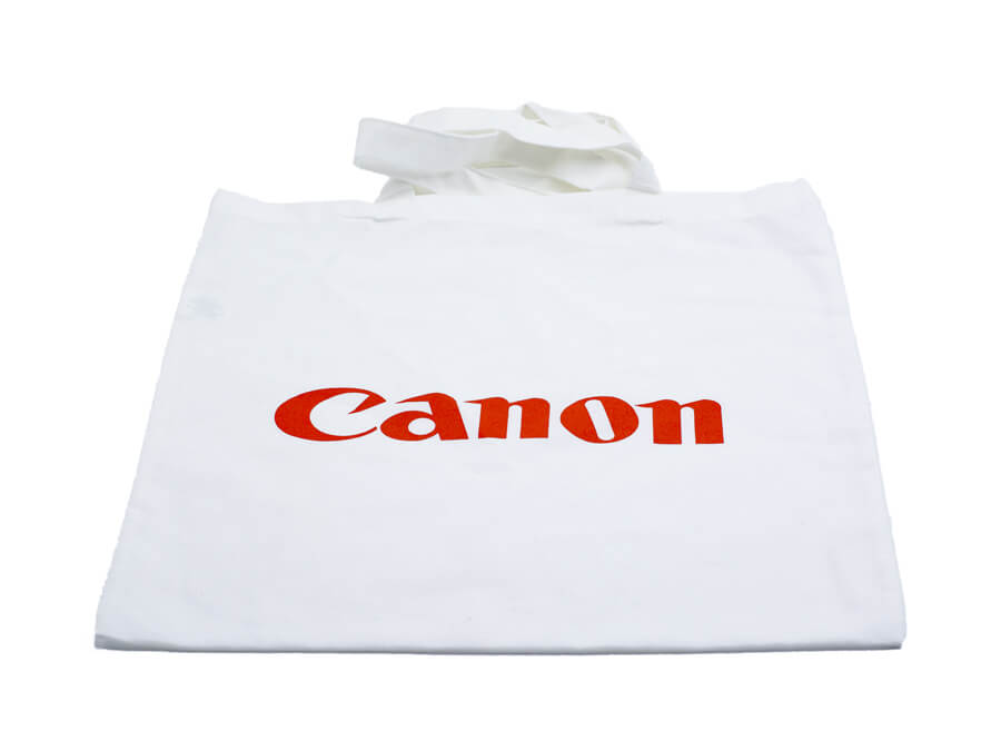 Textilná taška s potlačou - sieťotlač;Textilní taška s potiskem - sítotisk