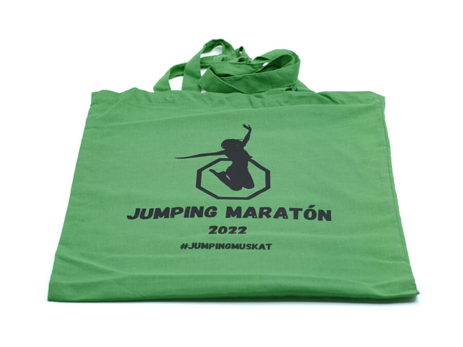 Textilná taška s potlačou - sieťotlač;Textilní taška s potiskem - sítotisk