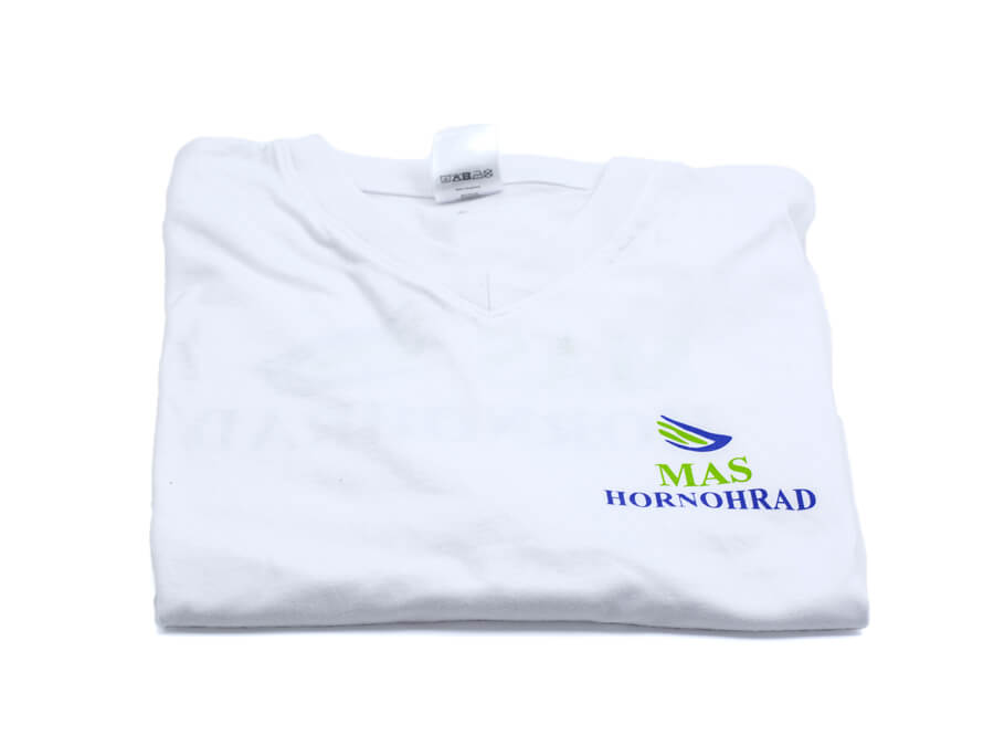 Tričko s potlačou - sieťotlač;Tričko s potiskem - sítotisk