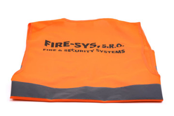 Reflexná vesta s potlačou - sieťotlač;Reflexní vesta s potiskem - sítotisk