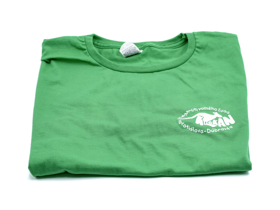 Tričko s potlačou - sieťotlač;Tričko s potiskem - sítotisk