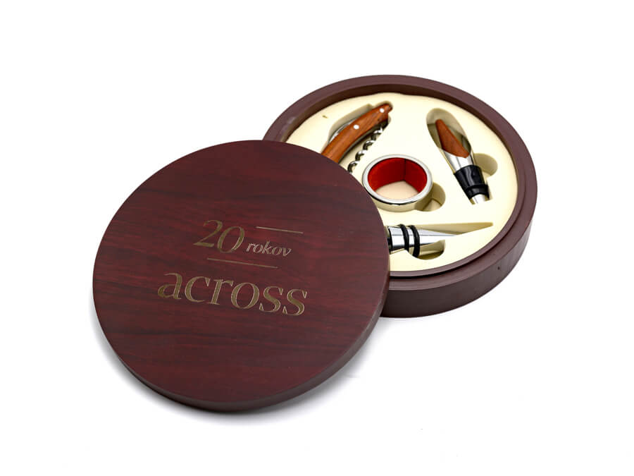 Sada na víno s potlačou - gravírovanie;Sada na víno s potiskem - gravírování;