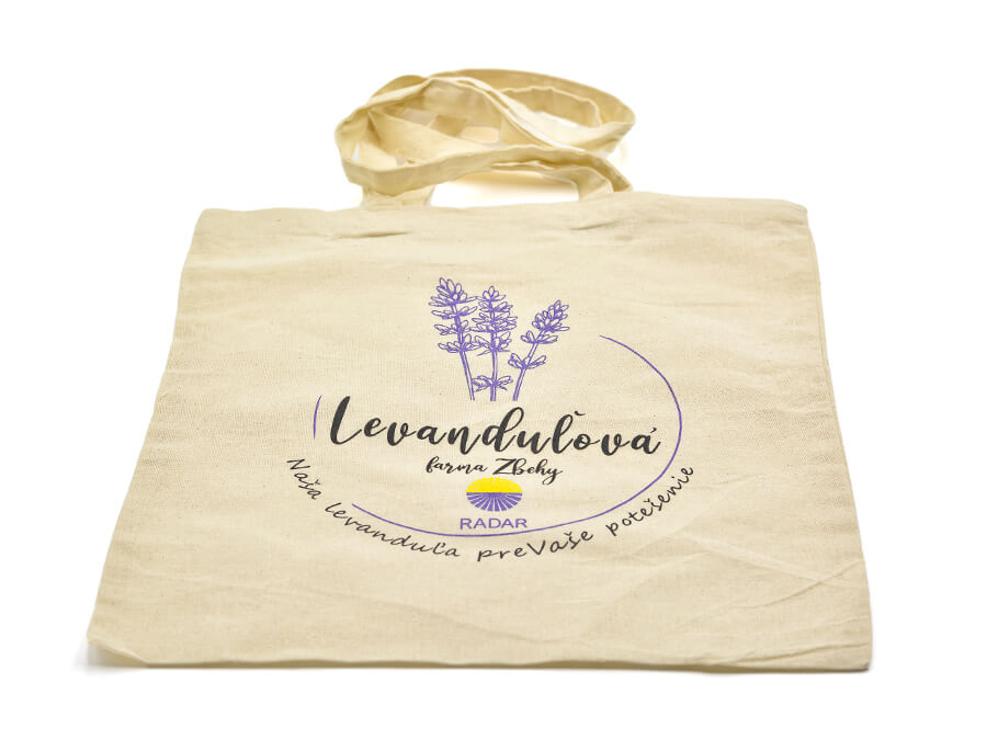 Taška s potlačou - sieťotlač;Taška s potiskem - sítotisk