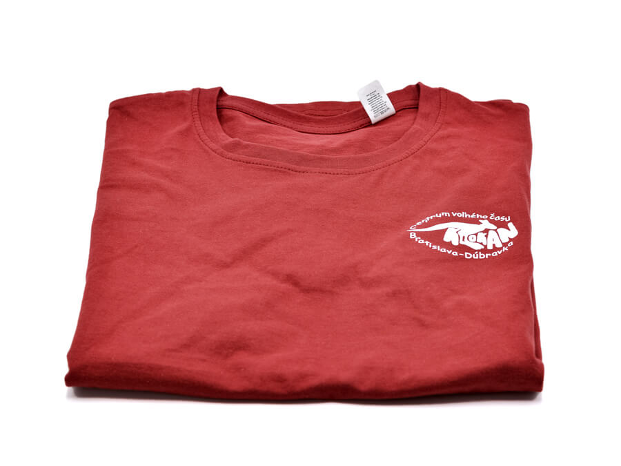 Tričko s potlačou - sieťotlač;Tričko s potiskem - sítotisk