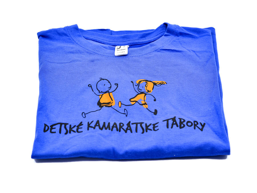 Tričko s potlačou - sieťotlač;Tričko s potiskem - sítotisk