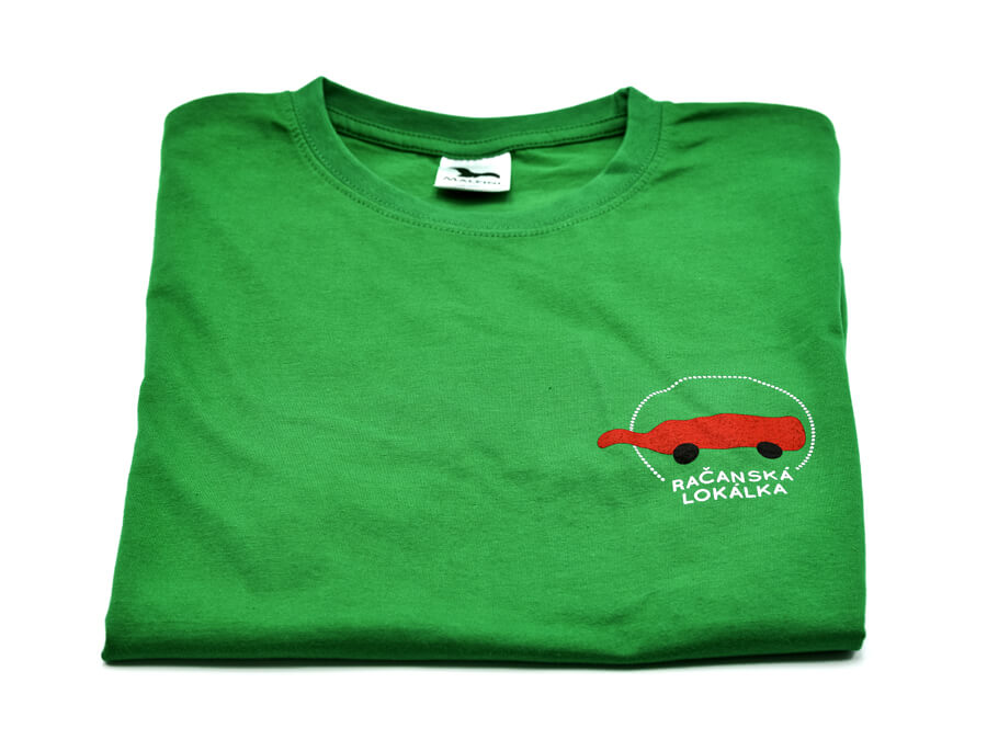 Tričko s potlačou - sieťotlač;Tričko s potiskem - sítotisk