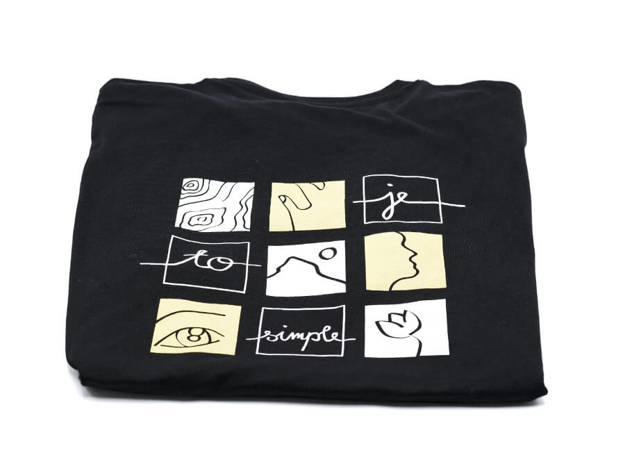 Tričko s potlačou - sieťotlač;Tričko s potiskem - sítotisk