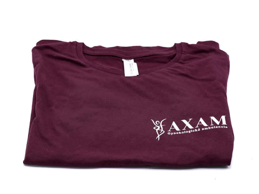 Tričko s potlačou - sieťotlač;Tričko s potiskem - sítotisk