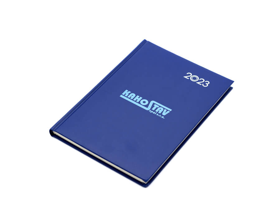 Diár s potlačou - sieťotlač;Diář s potiskem - sítotisk