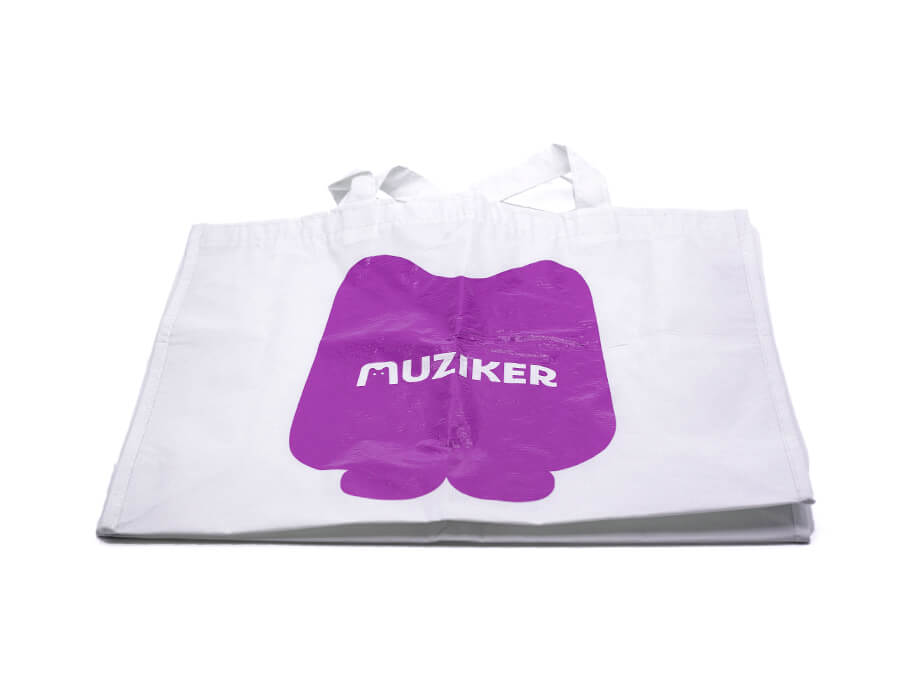 Taška s potlačou - sieťotlač;Taška s potiskem - sítotisk