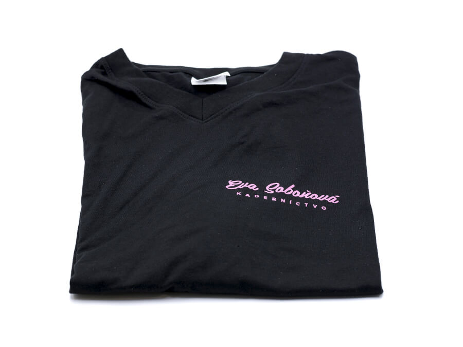 Tričko s potlačou - sieťotlač;Tričko s potiskem - sítotisk