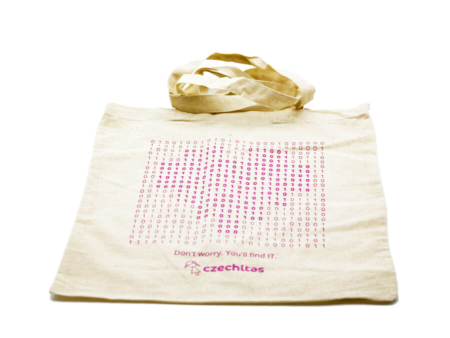 Taška s potlačou - sieťotlač;Taška s potiskem - sítotisk