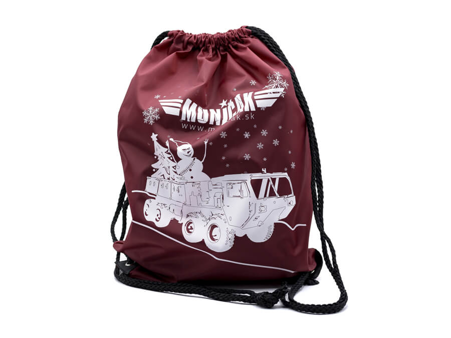 Vak s potlačou - sieťotlač;Vak s potiskem - sítotisk