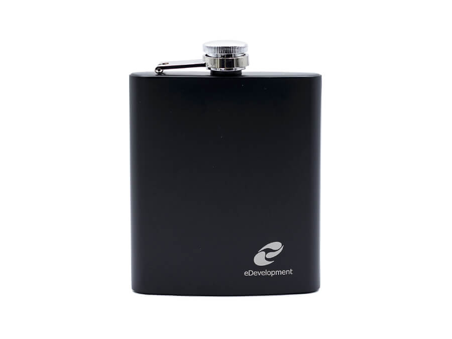 Ploskačka s potlačou - gravírovanie;Placatka s potiskem - gravírování