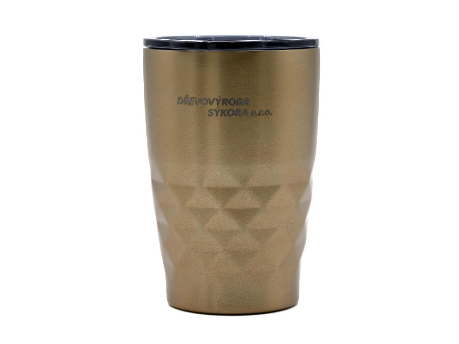 Termohrnček s potlačou - gravírovanie;Termohrnek s potiskem - gravírování