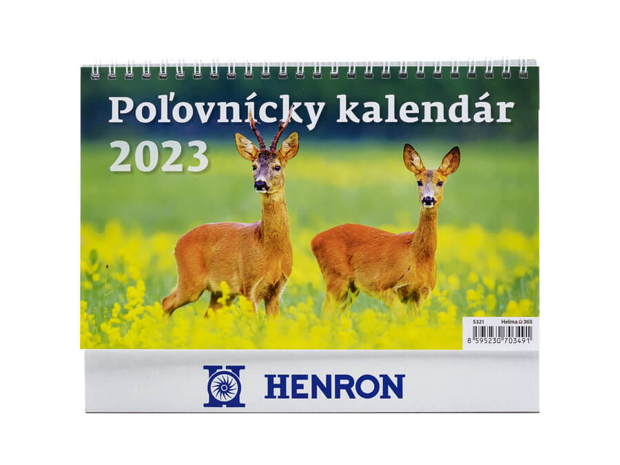 Stolový kalendár s potlačou - sieťotlač;Stolní kalendář s potiskem - sítotisk