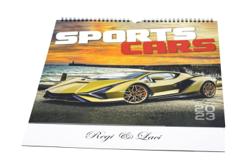 Nástenný kalendár s potlačou - sieťotlač;Nástěnný kalendář s potiskem - sítotisk