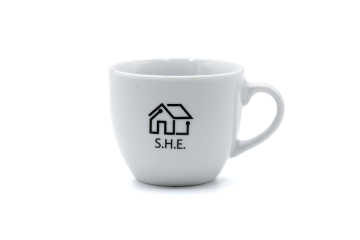 Šálka s potlačou - výpal;Šálek s potiskem - výpal