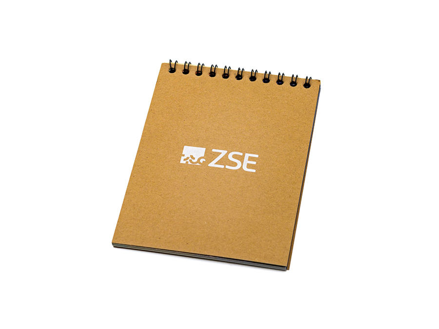 Poznamkový blok s potlačou - Sieťotlač;Poznamkový blok s potiskem - Sítotisk