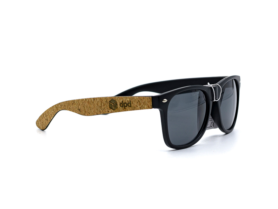 Plastové okuliare s korkom - Gravírovanie laserom;Plastové brýle s korkem - Gravírování laserem