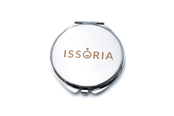 Kovové zrkadieľko - Gravírovanie laserom;Kovové zrcátko - Gravírování laserem