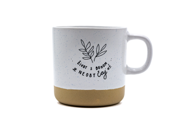 Hrnček biely - Výpal;Hrnek bílý - Výpal