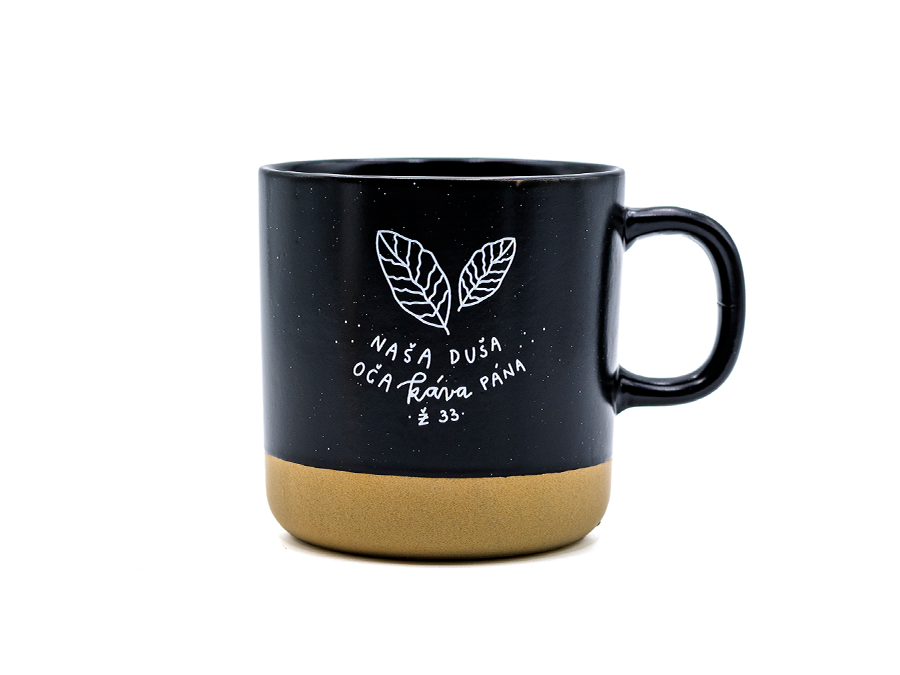 Hrnček čierný - Výpal;Hrnek černý - Výpal