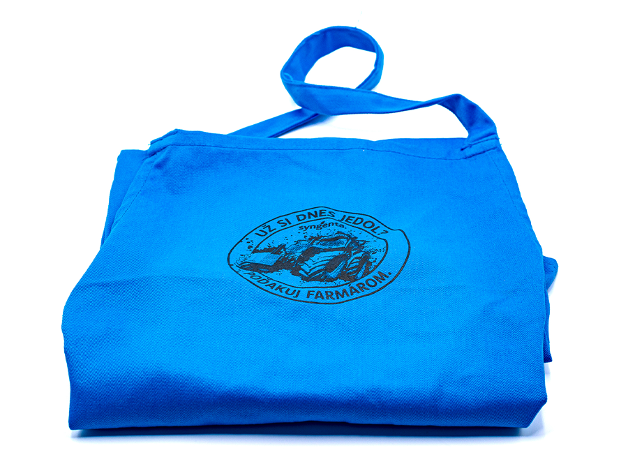 Zástera s potlačou - Sieťotlač;Zástěra s potiskem - Sítotisk