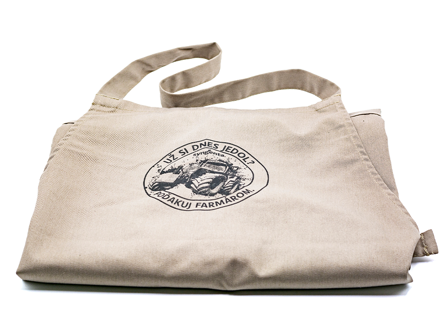 Zástera s potlačou - Sieťotlač;Zástěra s potiskem - Sítotisk