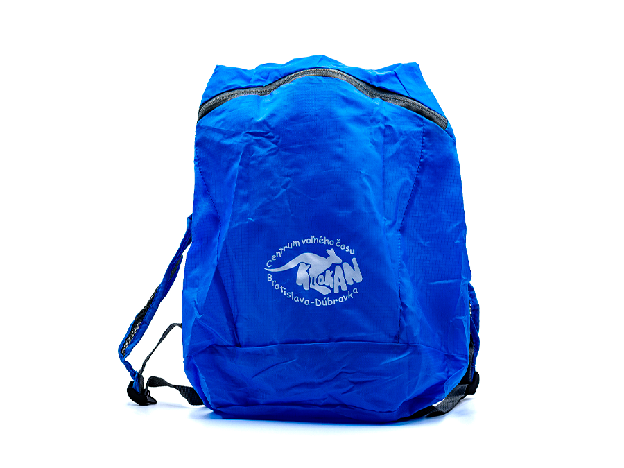 Batoh s potlačou - Sieťotlačový transfér;Batoh s potiskem - Sítotiskový transfer