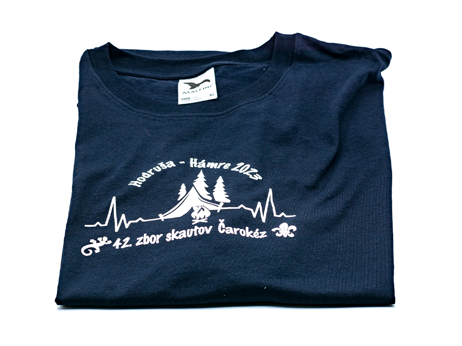 Tričko - Sieťotlač;Tričko - Sítotisk