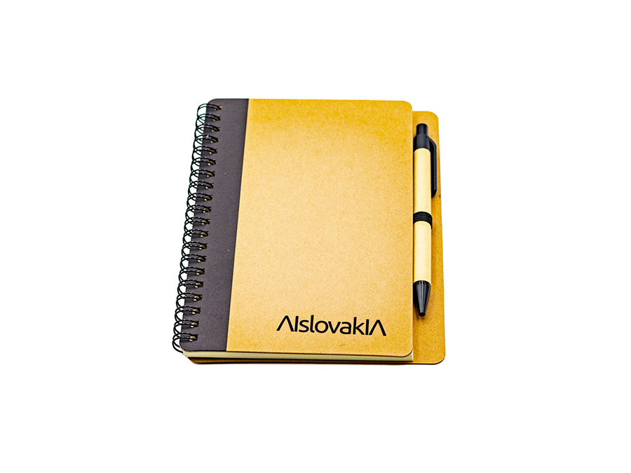 Poznamkový blok s potlačou - Sieťotlač;Poznamkový blok s potiskem - Sítotisk
