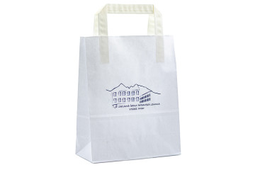 Papierová taška - Sieťotlač;Papírová taška - Sítotisk