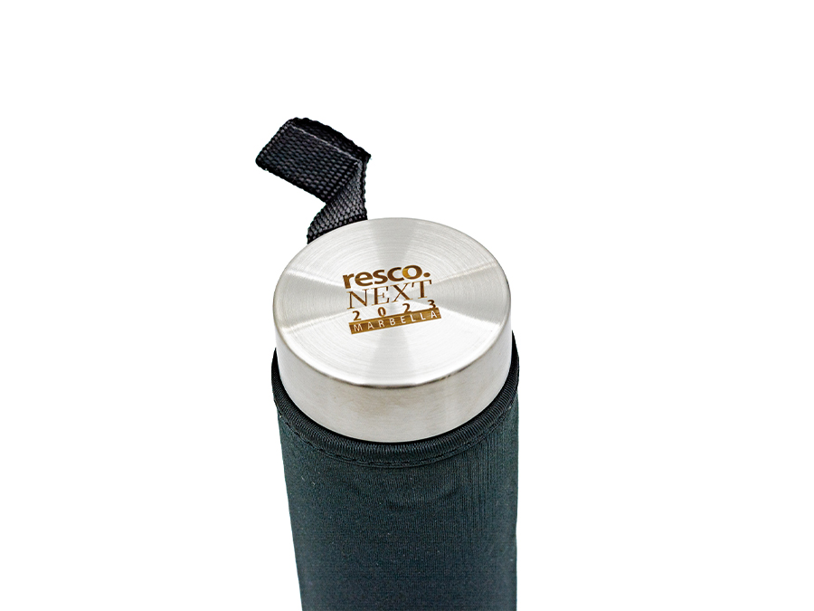 Fľaša s vrchnákom - gravírovanie;Láhev s víčkem - gravírovaní