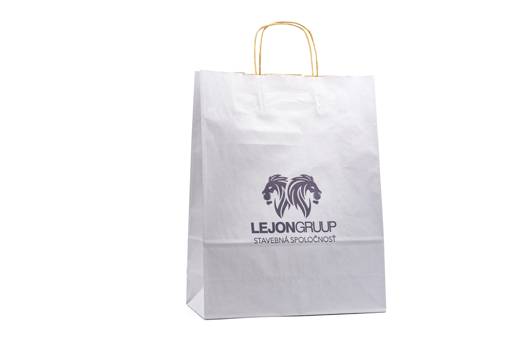 Papierová taška - Sieťotlač;Papírová taška - Sítotisk