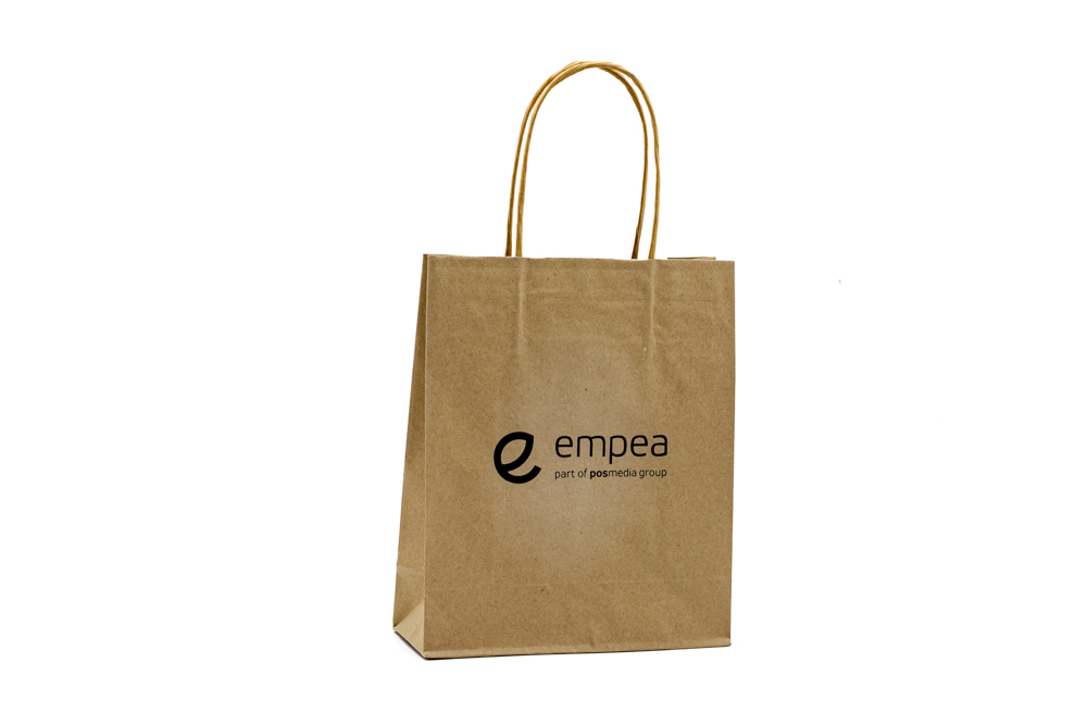 Papierová taška - Sieťotlač;Papírová taška - Sítotisk