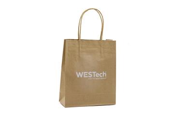 Papierová taška - Sieťotlač;Papírová taška - Sítotisk
