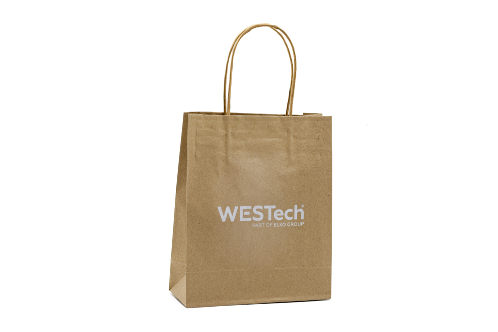 Papierová taška - Sieťotlač;Papírová taška - Sítotisk