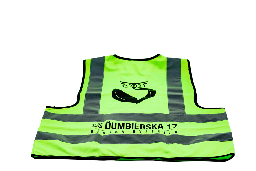 Reflexná vesta - Transférová potlač;Reflexní vesta - Transferový potisk