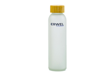 Fľaša s logom Erwel;Láhev s logem Erwel