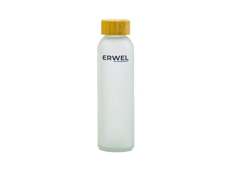 Fľaša s logom Erwel;Láhev s logem Erwel