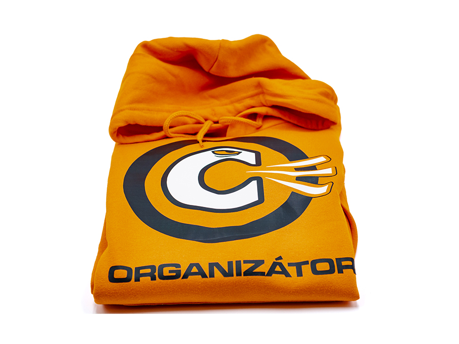 Mikina s potlačou loga comix salon; Mikina s potiskem loga comix salon