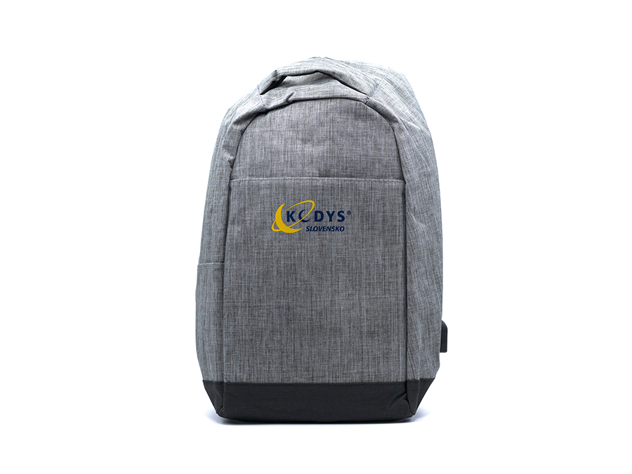 batoh s farebnou DFT potlačou loga; batoh s barevným DFT potiskem loga