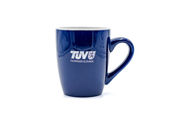 hrnček s logom TUV;hrnek s logem TUV