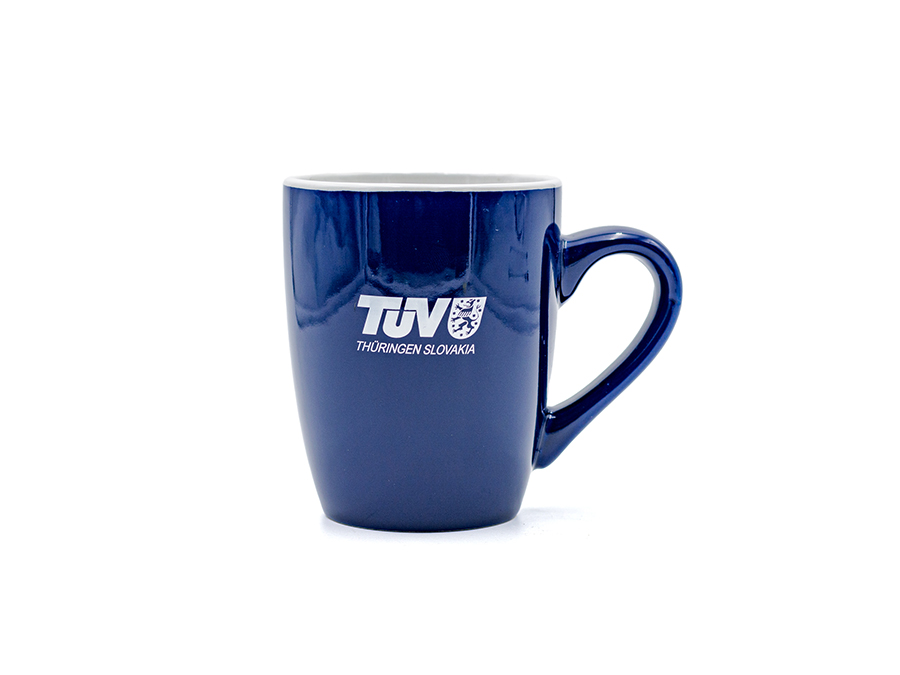hrnček s logom TUV;hrnek s logem TUV